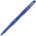 Integra Medium-point Pen - Medium Pen Point - Blue Ink - Water Based - Blue Barrel - Resin Tip - 1 Dozen