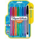Paper Mate InkJoy 100 ST Pens - 1 mm Medium Pen Point - Assorted Ink - Translucent Barrel - 8 / Pack