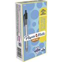 Paper Mate InkJoy 100 RT Pens - 1 mm Medium Pen Point - Retractable - Black Ink - Translucent Barrel - 1 Dozen