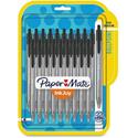 Paper Mate InkJoy 100 RT Pens - 1 mm Medium Pen Point - Retractable - Black Ink - Translucent Barrel - 20 / Pack