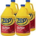 Zep High-Traffic Carpet Spot Remover & Cleaner - 128 fl oz (4 quart) - Red - 4 / Carton