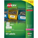 Avery&reg; TrueBlock ID Label - 21/32" Width x 1 3/4" Length - Permanent Adhesive - Rectangle - Laser - Matte White - Matte - Film - Water Resistant - Permanent Adhesive, Durable, Heavy Duty, Scuff Resistant, Tear Resistant, Smudge Resistant, Weather