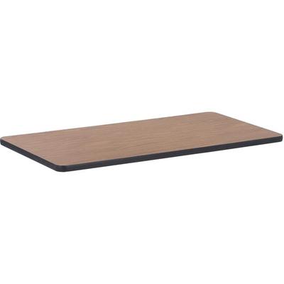 Lorell Classroom Activity Tabletop - High Pressure Laminate (HPL), Medium Oak Rectangle Top - 24" Table Top Width x 48" Table Top Depth x 1.13" Table Top Thickness - Assembly Required - 1 Each