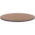 Lorell Classroom Activity Tabletop - High Pressure Laminate (HPL) Round, Medium Oak Top - 1.13" Table Top Thickness x 48" Table Top Diameter - Assembly Required - 1 Each