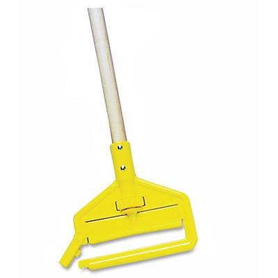 Rubbermaid Commercial 60" Invader Wet Mop Handle - 60" Length - Yellow - Hardwood - 12 / Carton
