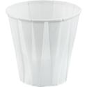 Solo 3.5 oz Treated Paper Souffle Portion Cups - 3.50 fl oz - White - Paper - Medicine - 100/Pack - 50 / Carton