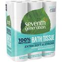 Seventh Generation 100% Recycled Bathroom Tissue - 2 Ply - 240 Sheets/Roll - White - PaperPack - 24/Pack - 2 / Carton