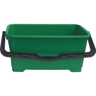 Unger Heavy-duty 6-gallon Pro Bucket - 6 gal - Heavy Duty, Ergonomic Design, Handle - Green - 5 / Carton