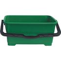 Unger Heavy-duty 6-gallon Pro Bucket - 6 gal - Heavy Duty, Ergonomic Design, Handle - Green - 5 / Carton