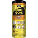 Goo Gone Tough Task Wipes - Disposable, Non-abrasive - White - 24/Tub - 1 Each