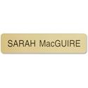 Xstamper Designer Name Plate Only - 8" Width x 2" Height - Rectangular Shape - Rounded Corner - Plastic - Assorted - 1 Each
