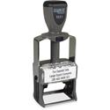 Xstamper ClassiX Self-inking Steel Message Stamp - Message Stamp - 1.13" Impression Width x 1.63" Impression Length - Assorted - Steel - 1 Each