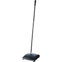 Rubbermaid Commercial Dual Action Sweeper - 7.50" Brush Face - 42" Handle Length - 10.5" Overall Length - Black - 4 / Carton