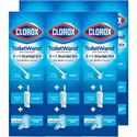 Clorox ToiletWand Disposable Toilet Cleaning System - Blue, White - 6 / Carton