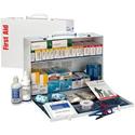 First Aid Only 2-Shelf First Aid Cabinet with Medications - ANSI Compliant - 446 x Piece(s) For 75 x Individual(s) - 11" Height x 15.3" Width x 4.5" Depth - Steel Case - 1 Kit