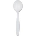 Dixie Heavyweight Dispoable Soup Spoons Grab-N-Go by GP Pro - Soup Spoon - 1000 x Soup Spoon - White - 100/Box - 10 / Carton