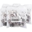 SICURIX ID Strap Clip Adapter - 2.8" Length x 0.4" Width - for Badge - Pre-punched - Clear - 25/Pack - 4 / Box