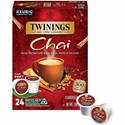 Twinings of London Chai Flavoured Black Tea K-Cup - Black Tea - 24 / Box