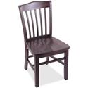 Holland Bar Stools Hampton Series Stationery Chair - Dark Cherry - Solid Beech - 2 / Carton