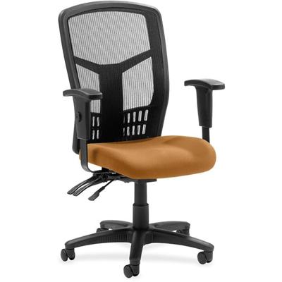 Lorell Executive High-back Mesh Chair - Dillon Fiesta Seat Color - Vinyl Seat Material - Black Back Color - Mesh Back Material - Black Frame Color - Steel, Plastic Frame Material - High Back - 5-star Base - Fiesta - 1 Each