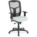 Lorell Executive Mesh High-back Swivel Chair - Castillo Breezy Seat Color - Vinyl Seat Material - Black Back Color - Mesh Back Material - High Back - Breezy - Armrest - 1 Each