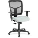 Lorell Ergomesh Managerial Mesh Mid-back Chair - Castillo Breezy Seat Color - Vinyl Seat Material - Black Back Color - Mesh Back Material - Mid Back - 5-star Base - 1 Each