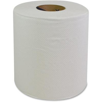GCN Center Pull Dispenser Paper Towels - 2 Ply - 6" Width x 300 ft Length - 360 Sheets/Roll - 2 45/64" Core - White - 360/Pack - 6 / Carton