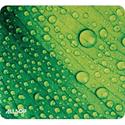 Allsop NatureSmart Image Mousepad - Leaf Raindrop - (31624) - Leaf Raindrop - 0.10" Height x 8.50" Width - Natural Rubber, Latex - Skid Proof - 1 Each
