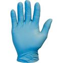 Safety Zone Powder Free Blue Nitrile Gloves - 9.65" Glove Length - Medium Size - Blue - Comfortable, Allergen-free, Silicone-free, Latex-free - For Cleaning, Dishwashing, Food, Janitorial Use, Painting, Pet Care - 100 / Box