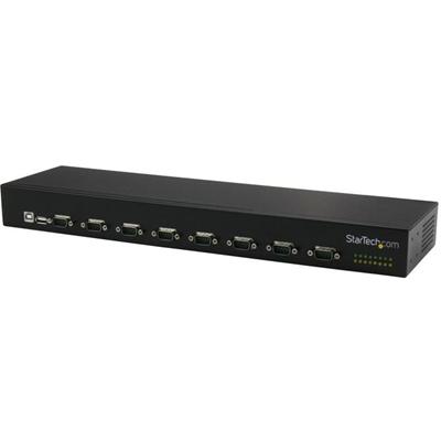 StarTech.com 8-Port USB-to-Serial Adapter Hub - External - USB 2.0 - Mac, Linux, PC - 8 x Number of Serial Ports External - 1 - TAA Compliant