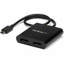 StarTech.com USB-C to DisplayPort Multi-Monitor Splitter - 2-Port MST Hub - 3840 × 2160 - DisplayPort - USB