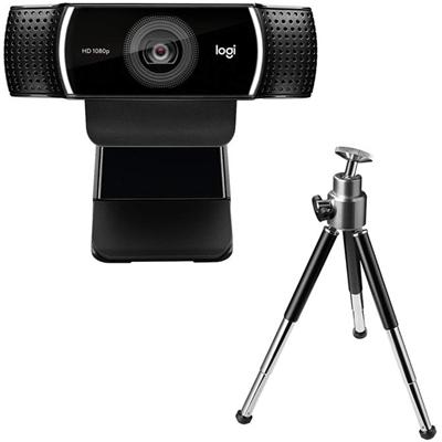Logitech C922 Webcam - 2 Megapixel - 60 fps - USB 2.0 - 1 Each - 1920 x 1080 Video - Auto-focus - 78&deg; Angle - 1.2x Digital Zoom - Microphone - For Computer, Notebook, Monitor