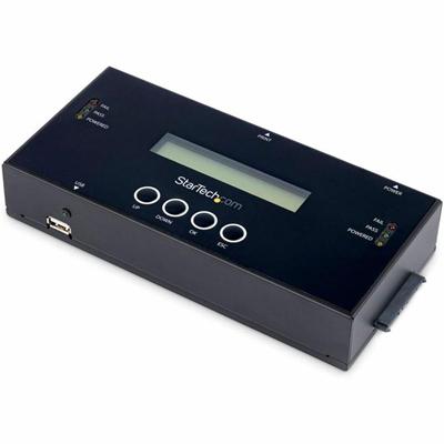 StarTech.com SATA/SAS Duplicator and Eraser - Standalone - TAA Compliant - 1 x Source Drive(s) Supported - 1 x Destination Drive(s) Supported - Serial ATA/600, 6Gb/s SAS Drive Interface - USB 3.0 Type A