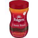 Folgers&reg; Instant Classic Roast Coffee - Regular, Regular - Classic - 8 oz Per Jar - Instant - Mountain Grown - 1 Each