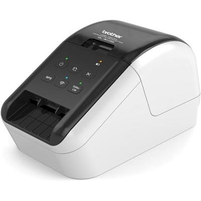 Brother QL810W Direct Thermal Printer - Monochrome - Label Print - USB - Wireless LAN - 2.30" Print Width - 1.8 lps Mono - 300 x 600 dpi - 2.40" Label Width x 36" Label Length