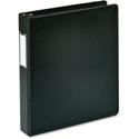 Business Source 1.5" D-Ring Binder - 1 1/2" Binder Capacity - 375 Sheet Capacity - Fastener(s): Slant D-Ring - Pocket(s): Internal - Black - Lay Flat, Label Holder - 1 Each