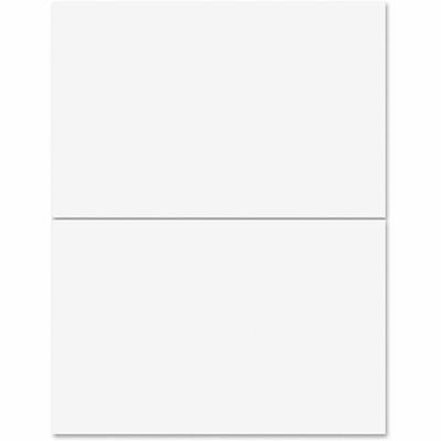Business Source Bright White Premium-quality Internet Shipping Labels - 5 1/2" Width x 8 1/2" Length - Permanent Adhesive - Rectangle - Laser, Inkjet - Bright White - 2 / Sheet - 250 Total Sheets - 1 Box