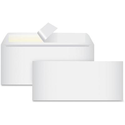 Business Source No. 10 Peel-to-seal Envelopes - Business - #10 - 4 1/8" Width x 9 1/2" Length - 24 lb - Peel & Seal - White - Wove - 100 / Box