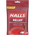 HALLS Halls Cherry Cough Drops - For Sore Throat, Cough, Nasal Congestion - Cherry - 30/Bag - 1 Box