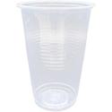 Genuine Joe 16 oz Transparent Beverage Cups - 16 fl oz - Clear - Plastic - Beverage - 50/Bag - 20 / Carton
