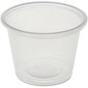 Genuine Joe 1 oz Portion Cups - 1 fl oz - Clear - Polystyrene - Beverage, Sauce - 50/Bag - 50 / Carton