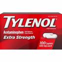 Tylenol Extra Strength Caplets - For Fever, Headache, Muscular Pain, Arthritis, Toothache, Backache - 100 / Bottle