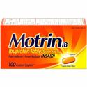 Motrin IB Ibuprofen Tablets - For Fever, Common Cold, Headache, Backache, Muscular Pain, Arthritis, Toothache - 100 / Box
