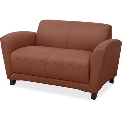 Lorell Accession Reception Loveseat - 55" x 31.5" x 34.5" Overall Dimension - 1 Each
