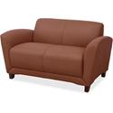 Lorell Accession Reception Loveseat - 55" x 31.5" x 34.5" Overall Dimension - 1 Each