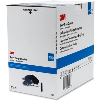 3M Easy Trap Duster - 8" Width x 6" Depth - Perforated, Disposable, Launderable, Disposable - White - 1 Carton