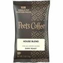 Peet's Coffee&trade; House Blend Coffee - Regular - Medium - 2.5 oz Per Pack - 18 / Box