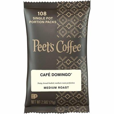 Peet's Coffee&trade; Caf&eacute; Domingo Coffee - Regular - Medium - 2.5 oz Per Pack - 18 / Box