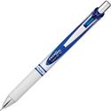 EnerGel EnerGel Pearl Retractable Liquid Gel Pen - 0.7 mm Needle Pen Point - Refillable - Retractable - Blue Ink - Gel-based - Pearl White Barrel - Metal Tip - 1 Dozen