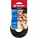 VELCRO&reg; One Wrap Light-duty Thin Bundling Ties - 5" Width x 8" Length - Black - 50 / Pack
